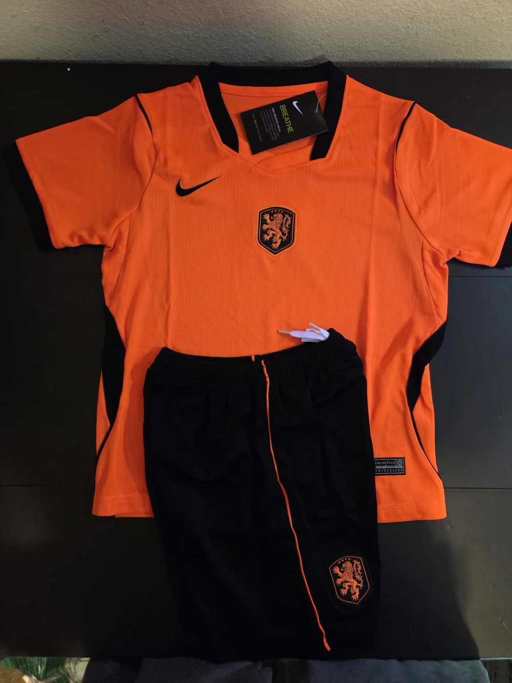 Nike Kids Orange Holland Soccer Jersey